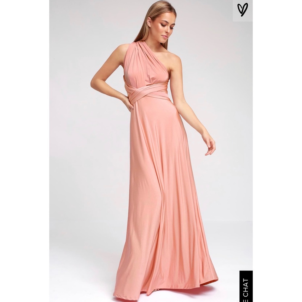 Lulus ALWAYS STUNNING CONVERTIBLE MAXI DRESS